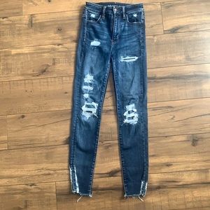 American Eagle ripped jeans